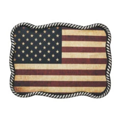 Ariat M&F - Mens Nocona USA Flag Buckle