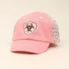 Ariat Girls Infant Light Pink Aztec Ball Cap