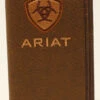 Ariat Mens Oilskin Shield Logo Rodeo Wallet
