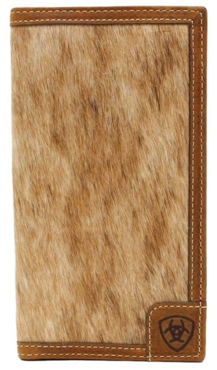 Ariat Mens Calf Hair Inlay Rodeo Wallet 2 Ariat Mens Calf Hair Inlay Rodeo Wallet - Image 2