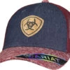 Ariat Womens Navy Denim & Red Heather Ball Cap