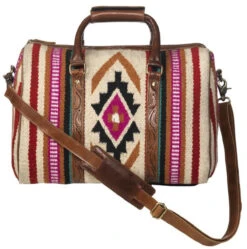 Ariat Southwest Fuchsia Blanket Duffle Bag
