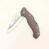 Ariat 3" Plain Edge Grey Stainless Steel Folding Knife
