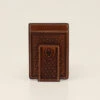 Ariat Mens Basketweave Embossed Money Clip