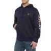 Ariat - Men's TEK Fleece Logo Pullover - Navy