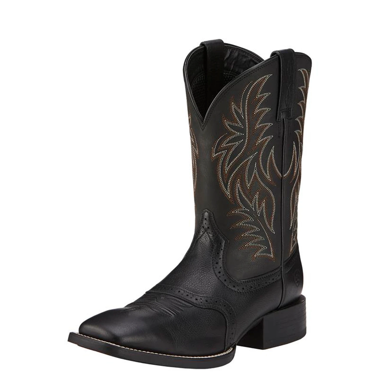Ariat- Sport Wide Square Toe Boot- Black 1 Ariat- Sport Wide Square Toe Boot- Black