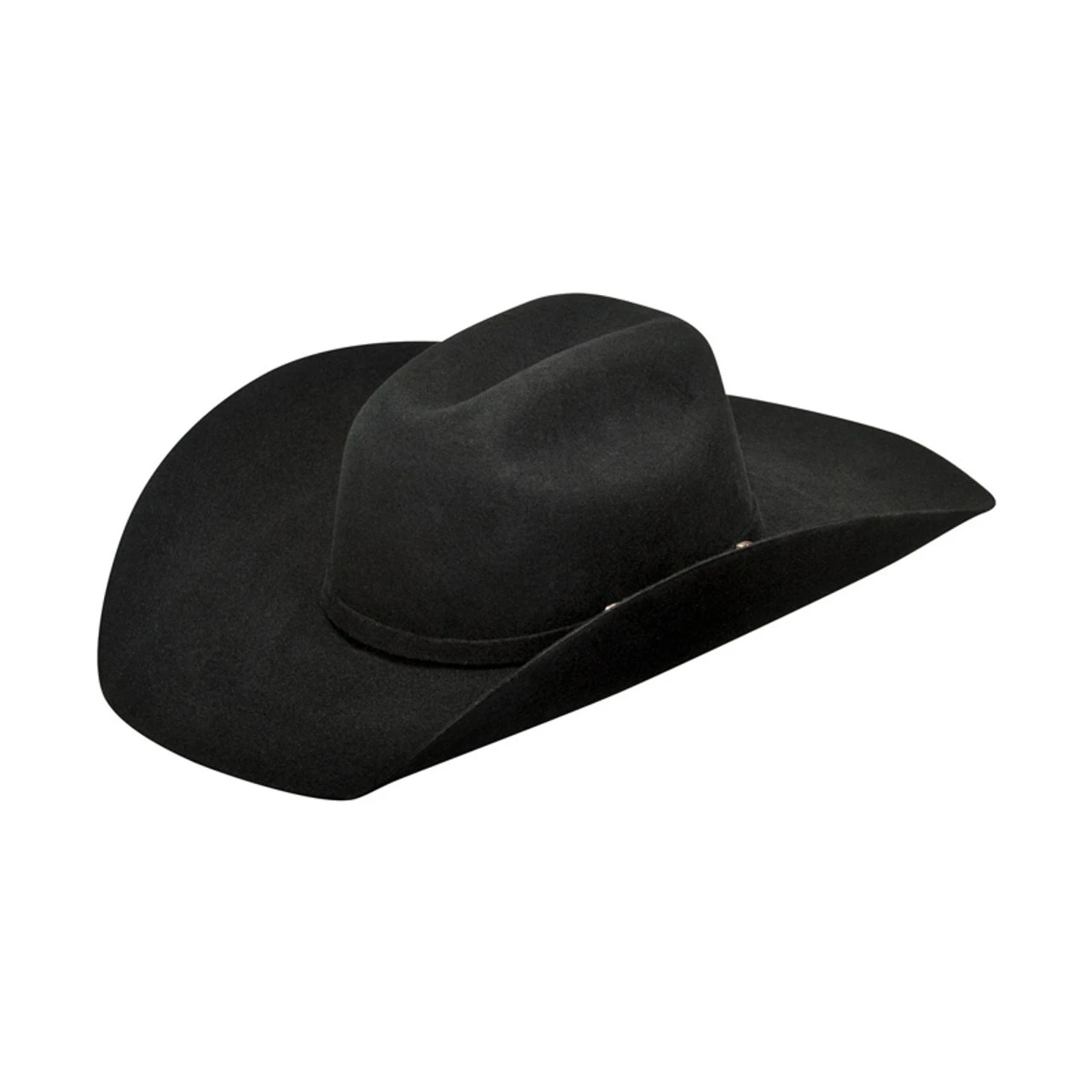 Ariat - Youth Black Western Wool Hat - 4" Crown 1 Ariat - Youth Black Western Wool Hat - 4" Crown