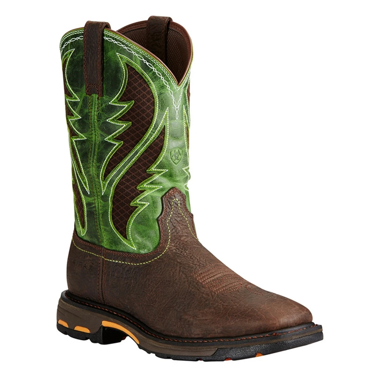 Ariat - Mens Work Hog Vent Tek Steel Toe Pull On Work Boots 1 Ariat - Mens Work Hog Vent Tek Steel Toe Pull On Work Boots