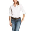 Ariat - Womens Kirby Stretch White Button Down Shirt