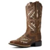 Ariat Womens Core West Round Up Bliss Square Toe Boot