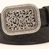 Ariat Womens Floral Scroll Filigree Buckle Belt