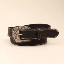Ariat Womens Black Heavy Stitched Classic Belt