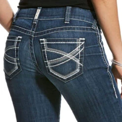 Ariat Womens R.E.A.L. Mid Rise Stretch Ivy Stackable Straight Leg Jean 5 Ariat Womens R.E.A.L. Mid Rise Stretch Ivy Stackable Straight Leg Jean -Ariat Shop P2273095 03 04165.1630690633