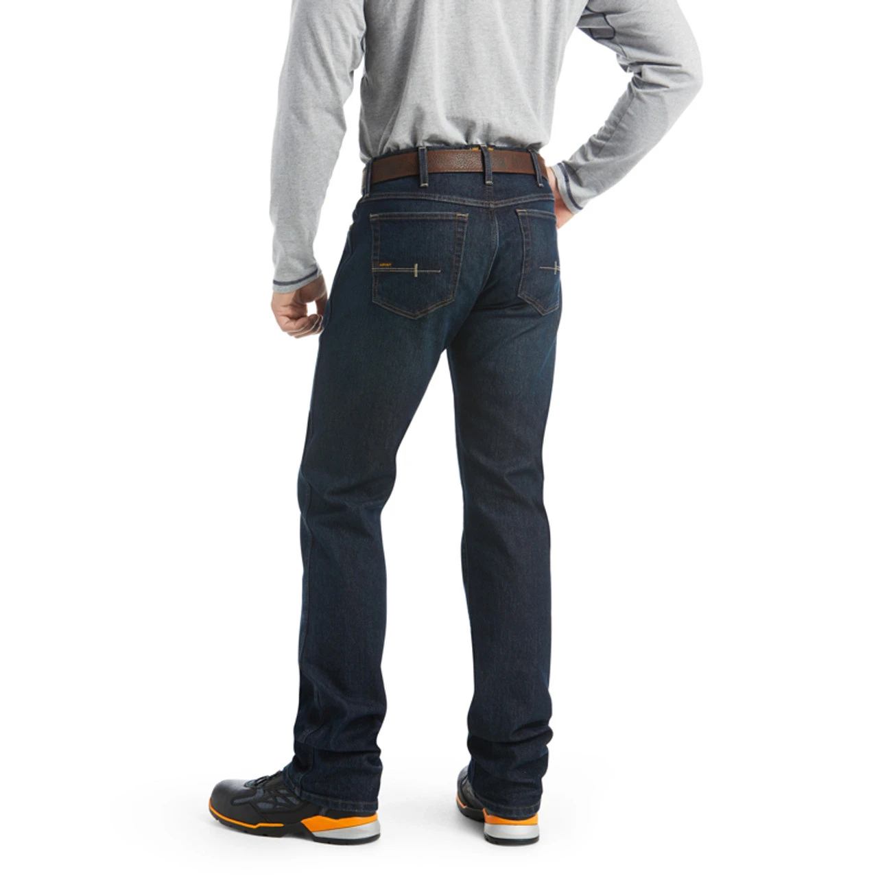 Ariat Mens M7 Rocker Stretch Dark Wash Straight Leg Jean 2 Ariat Mens M7 Rocker Stretch Dark Wash Straight Leg Jean - Image 2