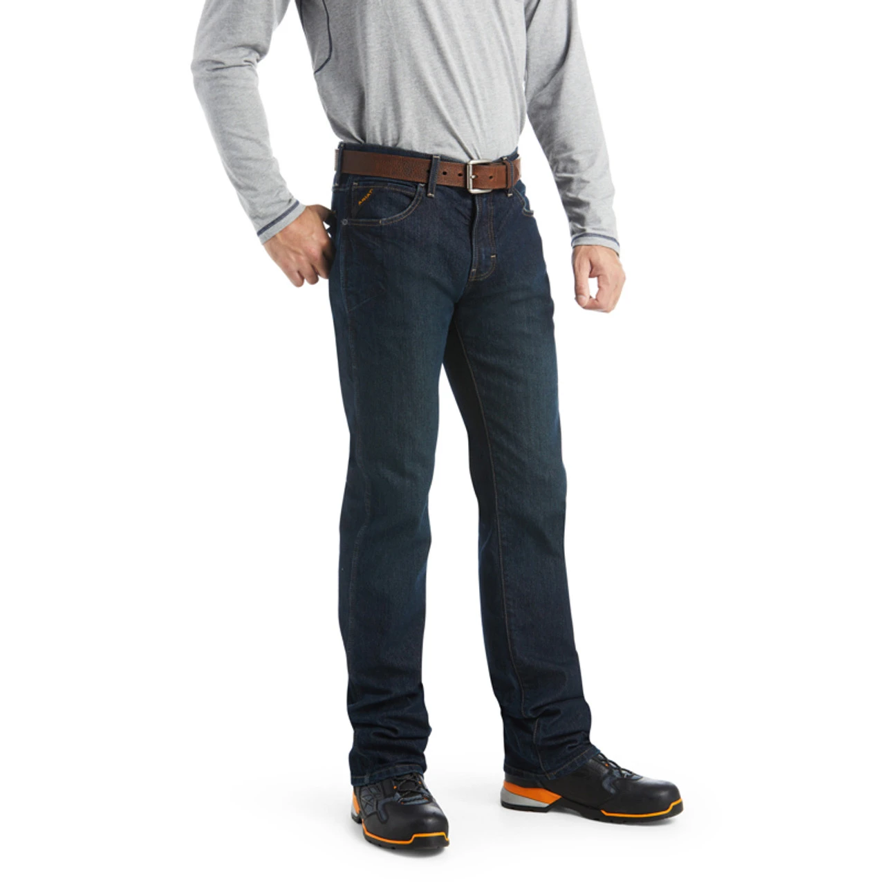 Ariat Mens M7 Rocker Stretch Dark Wash Straight Leg Jean 1 Ariat Mens M7 Rocker Stretch Dark Wash Straight Leg Jean