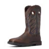 Ariat Mens Bitter Brown Groundbreaker Wide Square Toe Work Boots