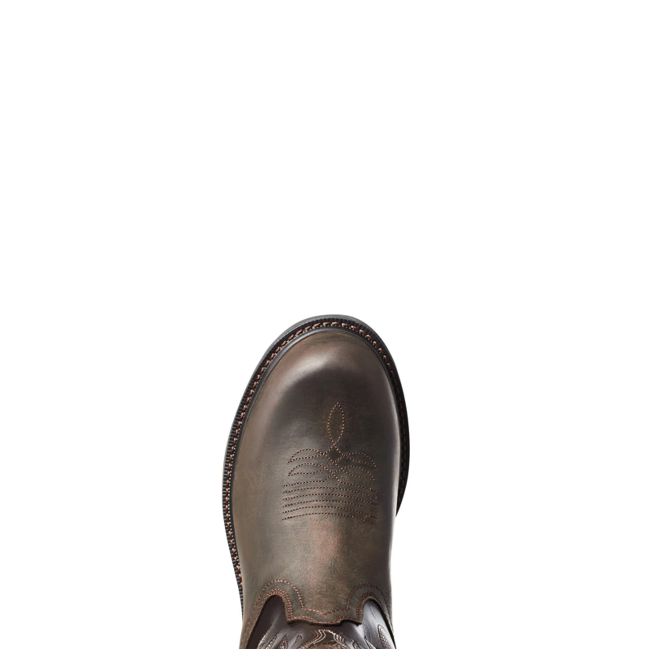 Ariat Mens Brown Groundwork H2O Waterproof Pull On Work Boots 3 Ariat Mens Brown Groundwork H2O Waterproof Pull On Work Boots - Image 3