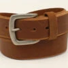 Ariat Mens Brown Beveled Edge Leather Belt