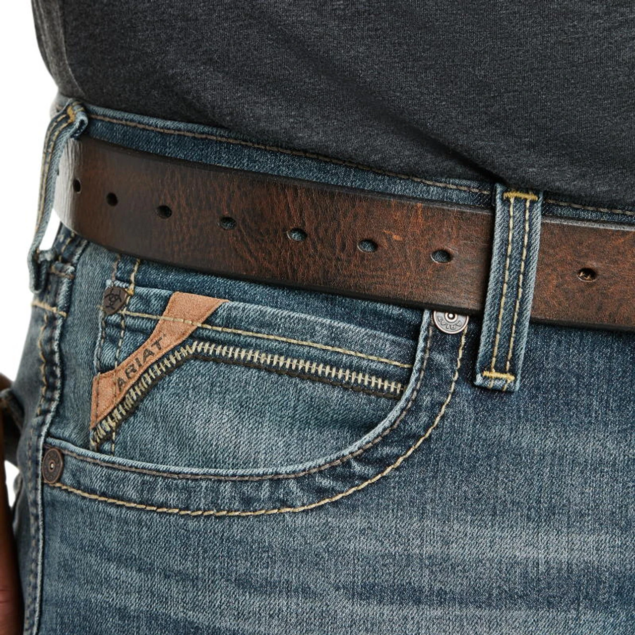 Ariat Mens M4 Kentucky Straight Stockton Jeans 3 Ariat Mens M4 Kentucky Straight Stockton Jeans - Image 3