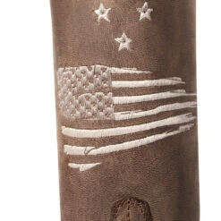 Ariat Womens Weathered Tan Circuit Patriot Wide Square Toe Boots -Ariat Shop P2396375 04 23103.1630437533