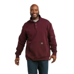 Ariat Mens Malbec Rebar Overtime Fleece Sweater