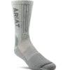 Ariat Unisex Light Weight Steel Toe Merino Blend Socks - AR2186-050