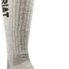 Ariat Unisex Mid Weight Merino Arch Support Reinforced Over The Calf Socks