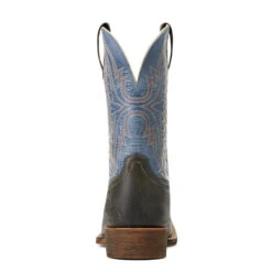 Ariat Mens Charcoal And Noon Blue Sport Smokewagon Wide Square Toe Boots -Ariat Shop P2494030 3 09222.1641339027