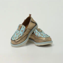 Ariat Girls Piper Turquoise Leopard Cactus Cruiser