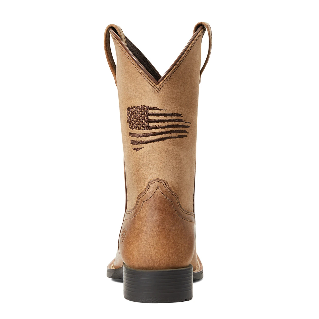 Ariat Boys Homestead Brown Patriot 2.0 Wide Square Toe Boots 4 Ariat Boys Homestead Brown Patriot 2.0 Wide Square Toe Boots - Image 4