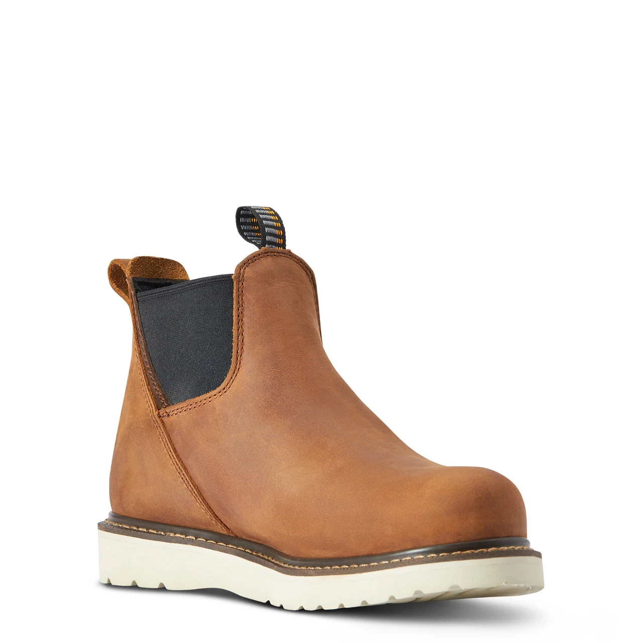 Ariat Womens Aged Honey Rebar Wedge Chelsea H2O Pull On Work Boot 2 Ariat Womens Aged Honey Rebar Wedge Chelsea H2O Pull On Work Boot - Image 2