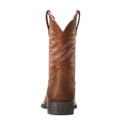 Ariat Girls Rowdy Brown Firecatcher Square Toe Boots -Ariat Shop P2563480 3 94006.1661194022