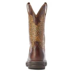 Ariat Womens Rich Clay Brown Floral Emboss Anthem Savanna Square Toe Boots -Ariat Shop P2564300 3 07215.1661196917