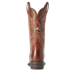 Ariat Womens Naturally Distressed Brown Rockdale Western Square Toe Boot -Ariat Shop P2564470 3 84948.1661196653