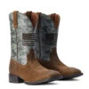 Ariat Mens Digi Green Camo Sport Patriot Square Toe Boots