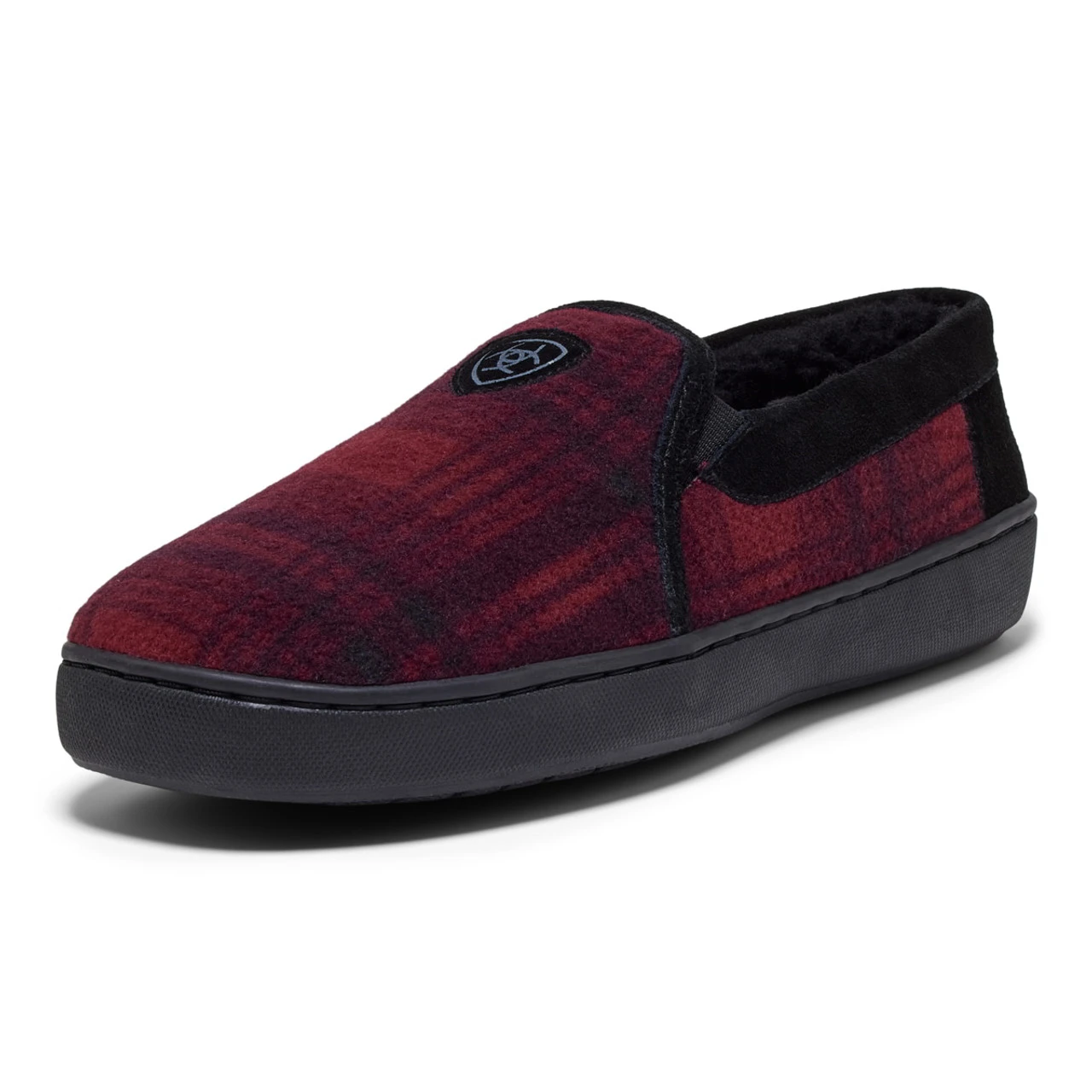 Ariat Mens Red Plaid Lincoln Slipper 1 Ariat Mens Red Plaid Lincoln Slipper
