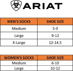 Ariat Mens Terrain Performance Sock - 2 Pack - AR2731 -Ariat Shop P2585415 3 01778.1665422541