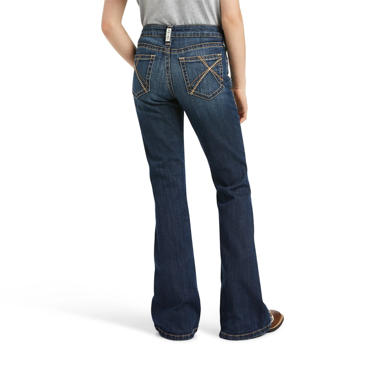 Ariat Girls R.E.A.L. Vicky Flare Jean 2 Ariat Girls R.E.A.L. Vicky Flare Jean - Image 2