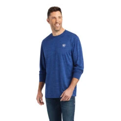 Ariat Mens Navy Charger 93 Liberty Long Sleeve Tee