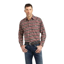 Ariat Mens Monument Winford Classic Casual Long Sleeve Shirt