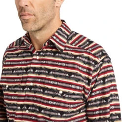 Ariat Mens Monument Winford Classic Casual Long Sleeve Shirt -Ariat Shop P2647450 3 73059.1665423761