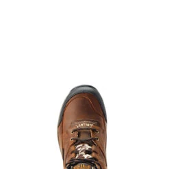 Ariat Womens Distressed Brown & Speckled Cow Print Terrain H2O Boots -Ariat Shop P2672445 4 53560.1673304340