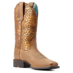 Ariat Womens Copper Blanket Embossed Wide Square Boots -Ariat Shop P2672845 3 18975.1673304329