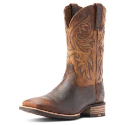 Ariat Mens Bartop Brown & Trusty Tan Slingshot Lightweight Wide