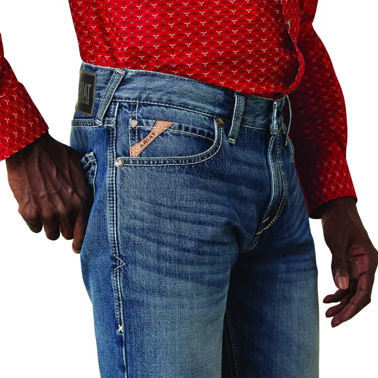 Ariat Mens M7 Brighton-Griffen Slim Fit Straight Leg Jean 4 Ariat Mens M7 Brighton-Griffen Slim Fit Straight Leg Jean - Image 4