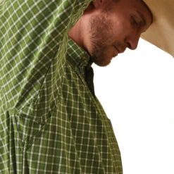 Ariat Mens Green Lennox Pro Series Classic Fit Long Sleeve Shirt -Ariat Shop P2761195 4 07787.1672764840