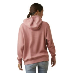 Ariat Womens R.E.A.L. Dusty Rose Fading Lines Hoodie -Ariat Shop P2769140 3 62976.1692304066