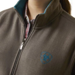 Ariat Womens Banyan Bark Logo 1/2 Zip Sweatshirt 6 Ariat Womens Banyan Bark Logo 1/2 Zip Sweatshirt -Ariat Shop P2769225 3 26261.1692304408