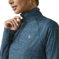 Ariat Womens Reflecting Pond Laguna 1/4 Zip Top -Ariat Shop P2769340 4 26389.1692304300