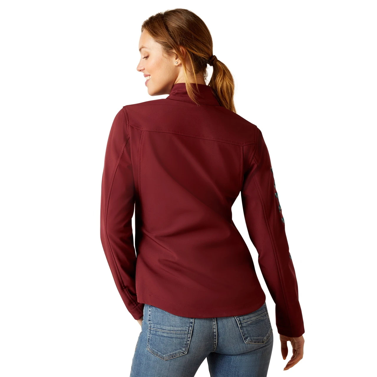Ariat Womens Tawny Port Baja New Team Softshell Jacket 5 Ariat Womens Tawny Port Baja New Team Softshell Jacket - Image 5